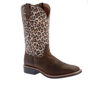 Twisted X cheetah boots size 8B